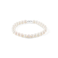 Bliss Bracciale Paradise New oro bianco con perle